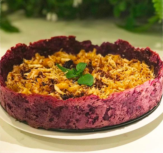 Torta de Frango com Cebolas Caramelizadas