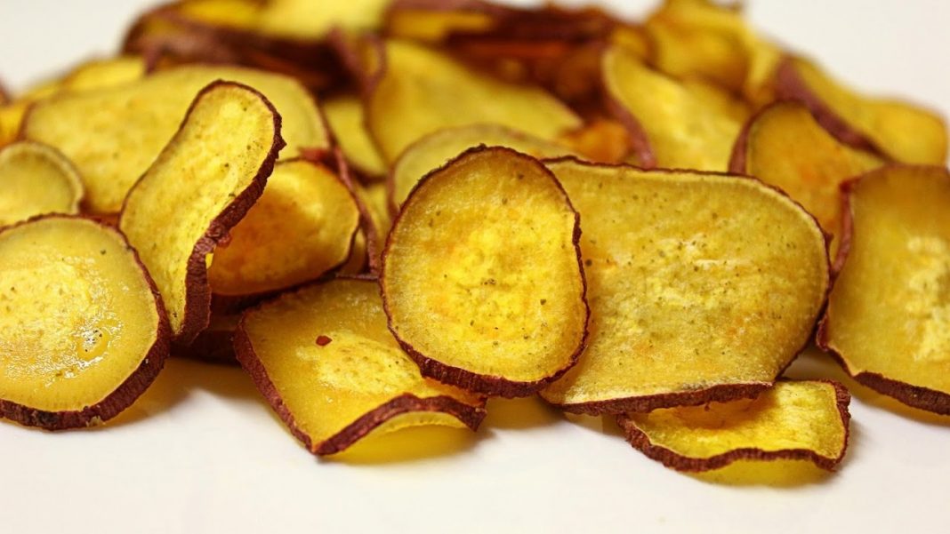 Chips De Batata Doce Mandioquinha Detox De Corpo E Alma