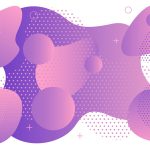 688474-fundo-abstrato-roxo-memphis-curvas-vetor