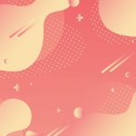 Mapa De Fundo Abstrato E Simples Coral Laranja Rosa Memphis